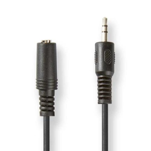Cabo De Áudio Stereo Macho De 3.5 Mm Femea D.