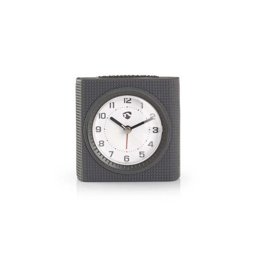 Despertador De Mesa Analógico Light Cinza