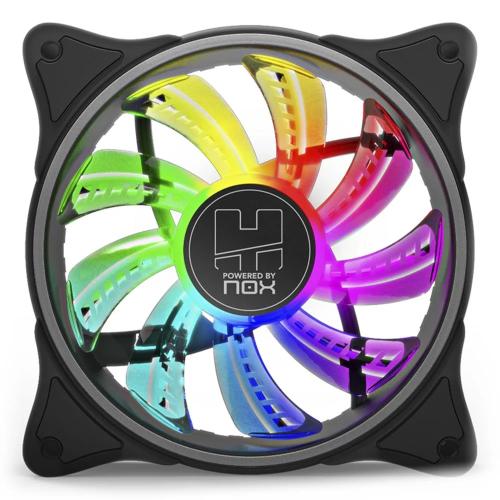 Ventoinha 120mm Hummer A-Fan Argb 1100rpm 3 Pinos Preto - Nox