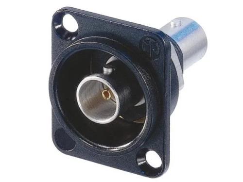 Neutrik - Bnc - Black D-Size Housing - Feed-Throu.