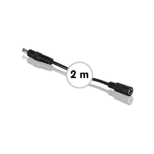 Cable Alargador Cc Con Enchufe Macho-Hembra - 2 M