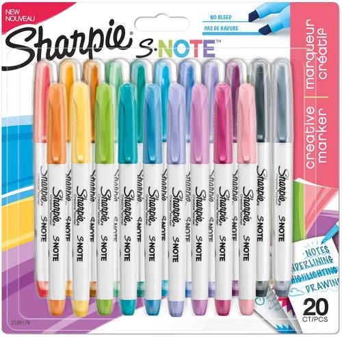 Snote Marcadores Blíster 20 Unidades Colores Surtidos Sharpie 2139179