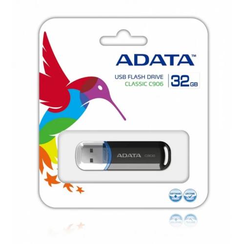 Adata 32gb C906 Compact Usb - Preto
