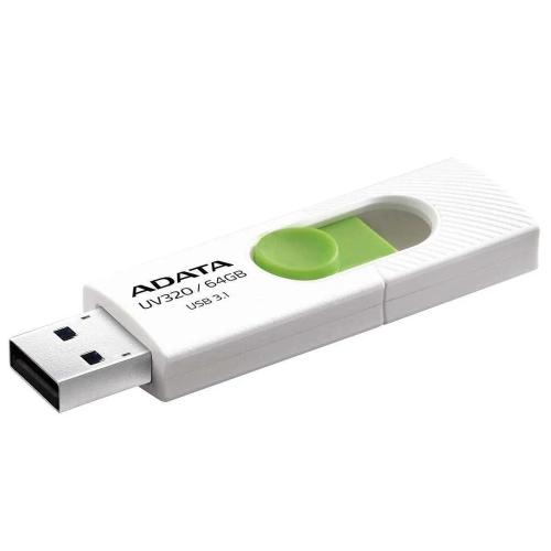 Pen Usb Adata Uv320 64gb Branco e Verde