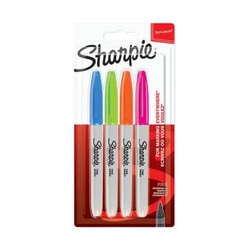 Fine Blíster 4 Colores Surtidos Fun Sharpie 20654.