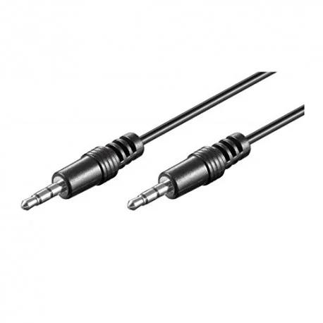 Cabo Áudio Jack (3,5 mm) Ewent Preto