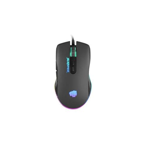 Rato Gaming Scrapper Usb Type-A Ótico 6400dpi Preto - Fury