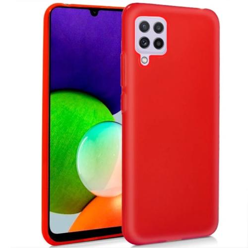 Capa de Silicone Samsung A225 Galaxy A22 4G Vermel