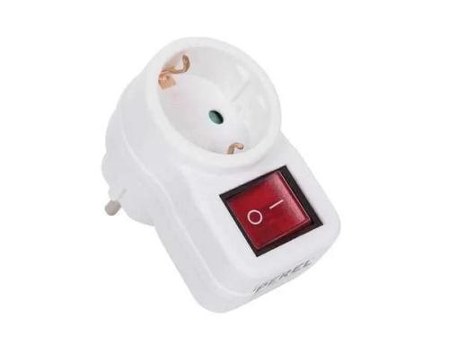 Adaptador com Interruptor On/Off - 1 Ficha