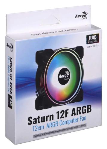 Ventoinha Aerocool Pgs Saturn 12f RGB 6p 120mm