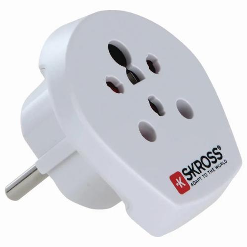 Adaptador De Viagem Índia / Israel / Dinamarca Pa.