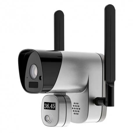 Câmara Ip Wifi 2 Megapixel - Medição da Temperatura Corporal - Precisão ± 0.3ºc - Distância de Mediç