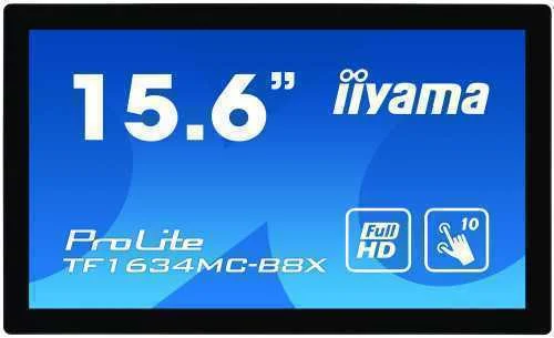 Monitor Touch Prolite Ips LED 15.6" Tf1634mc-B8x Full Hd Preto - Iiyama