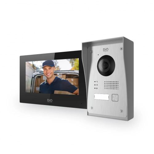 Videoporteiro Dio Ip de 2 Fios Touch 7" Wi-Fi