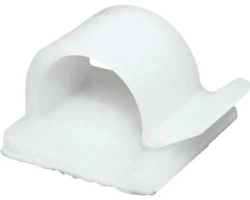 Emb. 10x Abraçadeiras Adesivas Passa Cabos 20x18mm