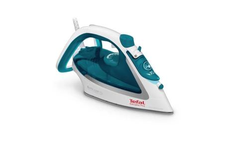 Tefal Easygliss Plus Fv5718 Iron Dry & Steam Iron Durilium Soleplate 2400 W Turquoise White