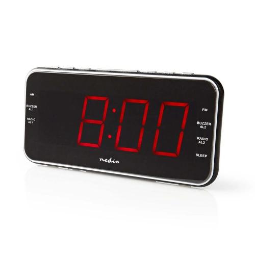 Despertador de Rádio Digital Ecrã LED de 1.8 "