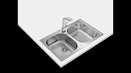 Duplo Universe 80 T-Xp 2c Sink (Inox) - Teka