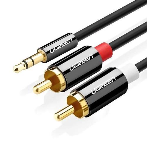 Ugreen Av116 3,5mm Jack Na 2rca (Cinch) Kabel 3m - Cerný