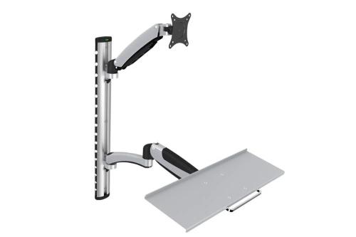 Digitus Wah 17"-27" 1tft 2gelenke Silber Max. 6kg