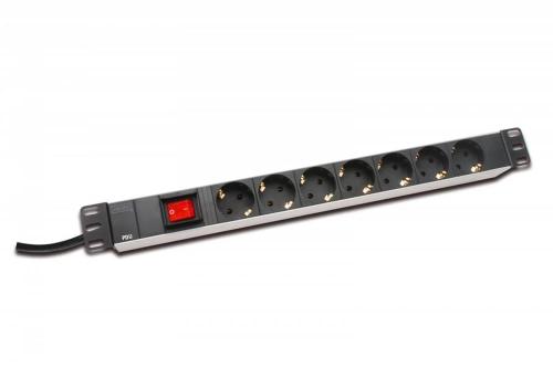 Digitus Regua Tomadas 19" 7xschuko 16a 4000w C/In.