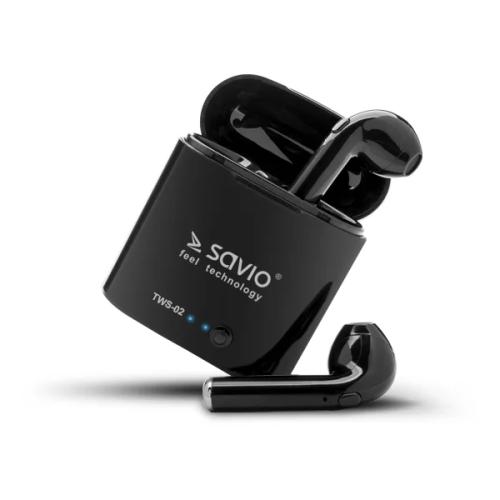 Auriculares In Ear Bluetooth Savio Tws-02 Preto Grafite