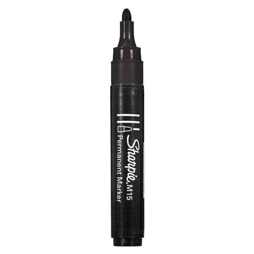 Marcador Permanente M15 Punta Redonda Negro Sharpie S0192584