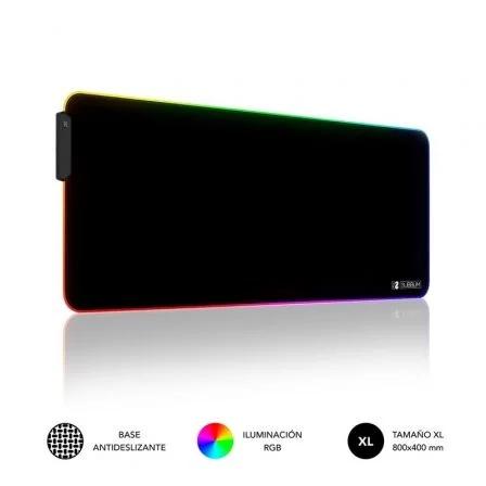 Alfombrilla Subblim MP-02RGB01 LED RGB XL/ 800 x .