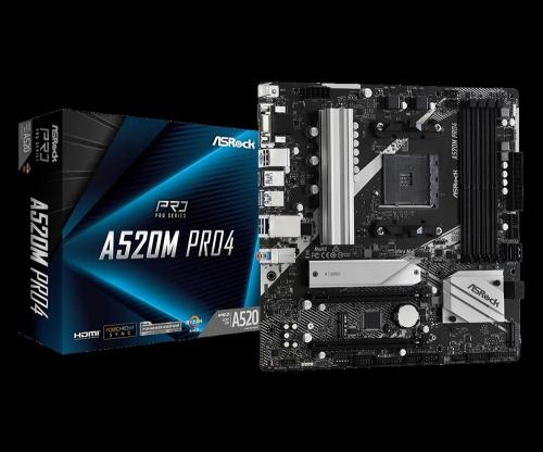 Asrock A520m Pro4 Zócalo Am4 Micro Atx