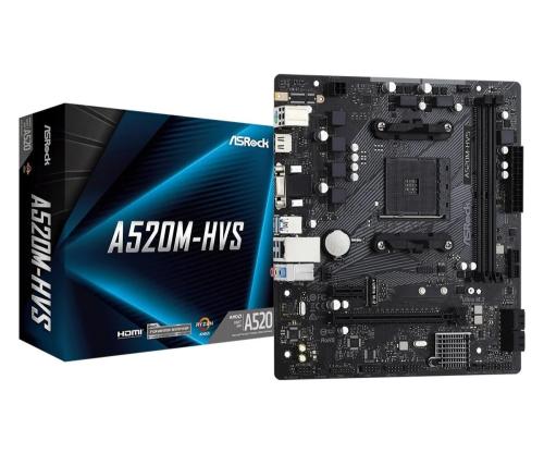 Motherboard Micro-Atx A520m-Hvs - Asrock
