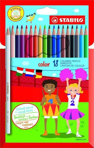 Estuche 18 Lapices Punta 2,5mm. Color Colores Sur.