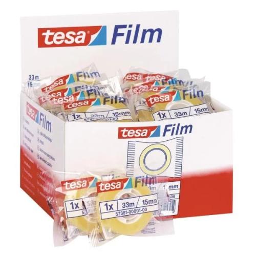 Cinta Adhesiva Standard 15mm.X33m.En Bolsita Tran.