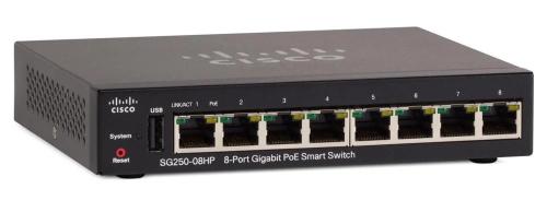 Switch Cisco Sg250-08hp-K9-Eu