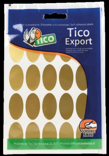 Tico E-Gl-3620, Dourado, Oval, 36 X 20, Universal.