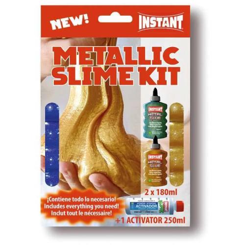 Maped Metallic Slime Kit, 610 Ml, Gel, Garrafa De.