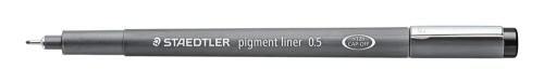 Staedtler Pigment Liner 308, Preto, Fina, Preto, .