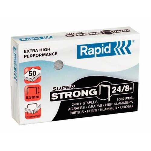 Rapid 24858500, 1000 Staples, 24/8+, 60 G, 48 X 7.