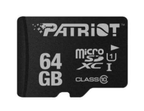 Patriot Memory Psf64gmdc10, 64 Gb, Microsdxc, Cla.