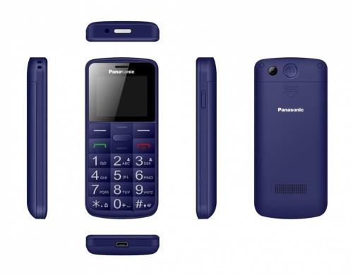 Telefone Móvel para Idosos Panasonic Kx-Tu110ex 1,77"" Tft Bluetooth LED Azul
