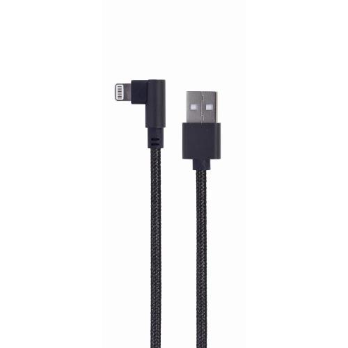 Cabo Gembird Cc-Usb2-Amlml-0.2m Usb-A para Lightning 90º 0.2m Preto