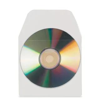 Pack de 10 Fundas Cd-Dvd Pp Transparente Autoadhe.