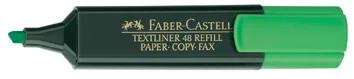 Marcador Fluor Textliner Verde Faber Castell 1548.