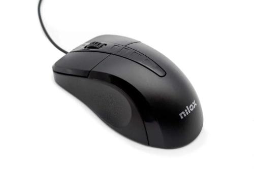 Rato com cabo e Sensor ótico Nilox MOUSB1001