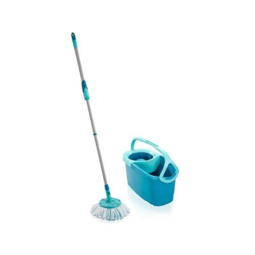 Leifheit Clean Twist Mop Ergo Mobile Mopping System/Bucket Single Tank Blue