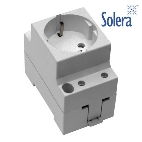 Tomada Schuko T/Tl 16a Modular para Quadro Elétrico Solera Ref: 99