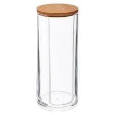 Dispensador Cotonetes Algodão Bambu Coleção "Selena