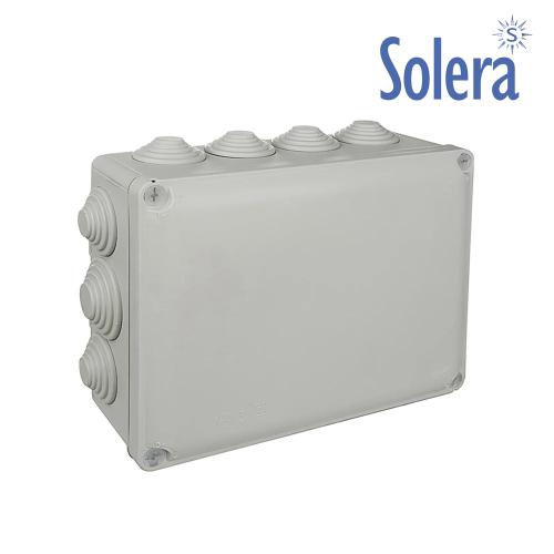 Caixa Retangular Estanca 220x170x80mm com Parafusos Solera (Retractilado) Y686