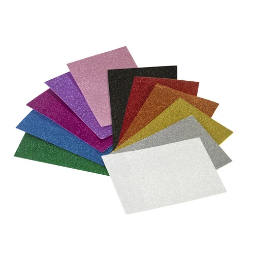 Lamina Eva 40x60 Cm. Purpurina Blanco Faibo 1659-01