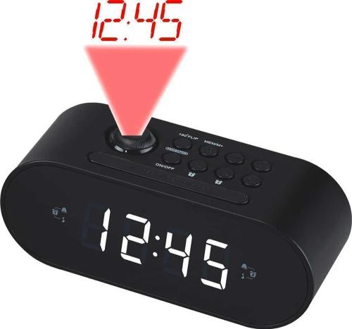Radio-Reloj Denver Electronics Crp-717 1" LED Neg.