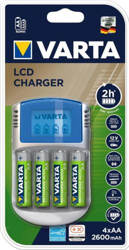 Carregador Varta Lcd Charger para Pilas AA Y Aaa.